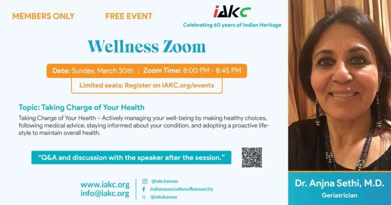 03/30 – IAKC Wellness: How to take charge of your health