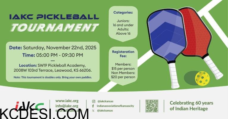 IAKC Pickleball Tournament – 2025