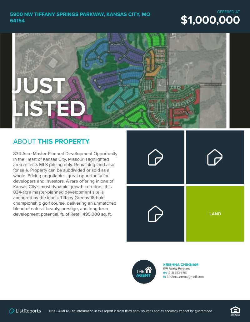 Major Development Opportunity in North Kansas City – 5900 NW Tiffany Springs Parkway