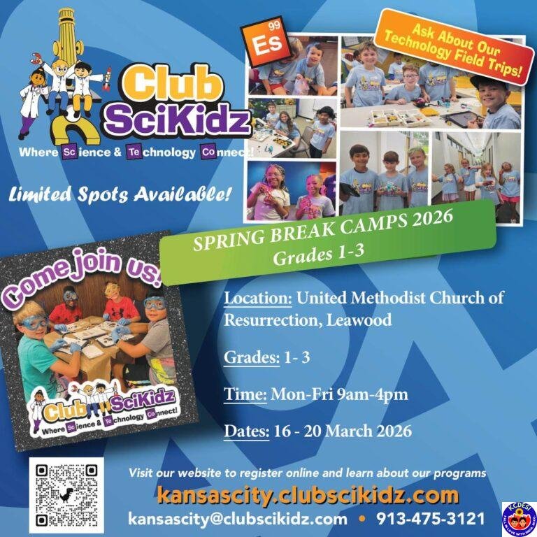 Spring Break camps_Club SciKidz_2026