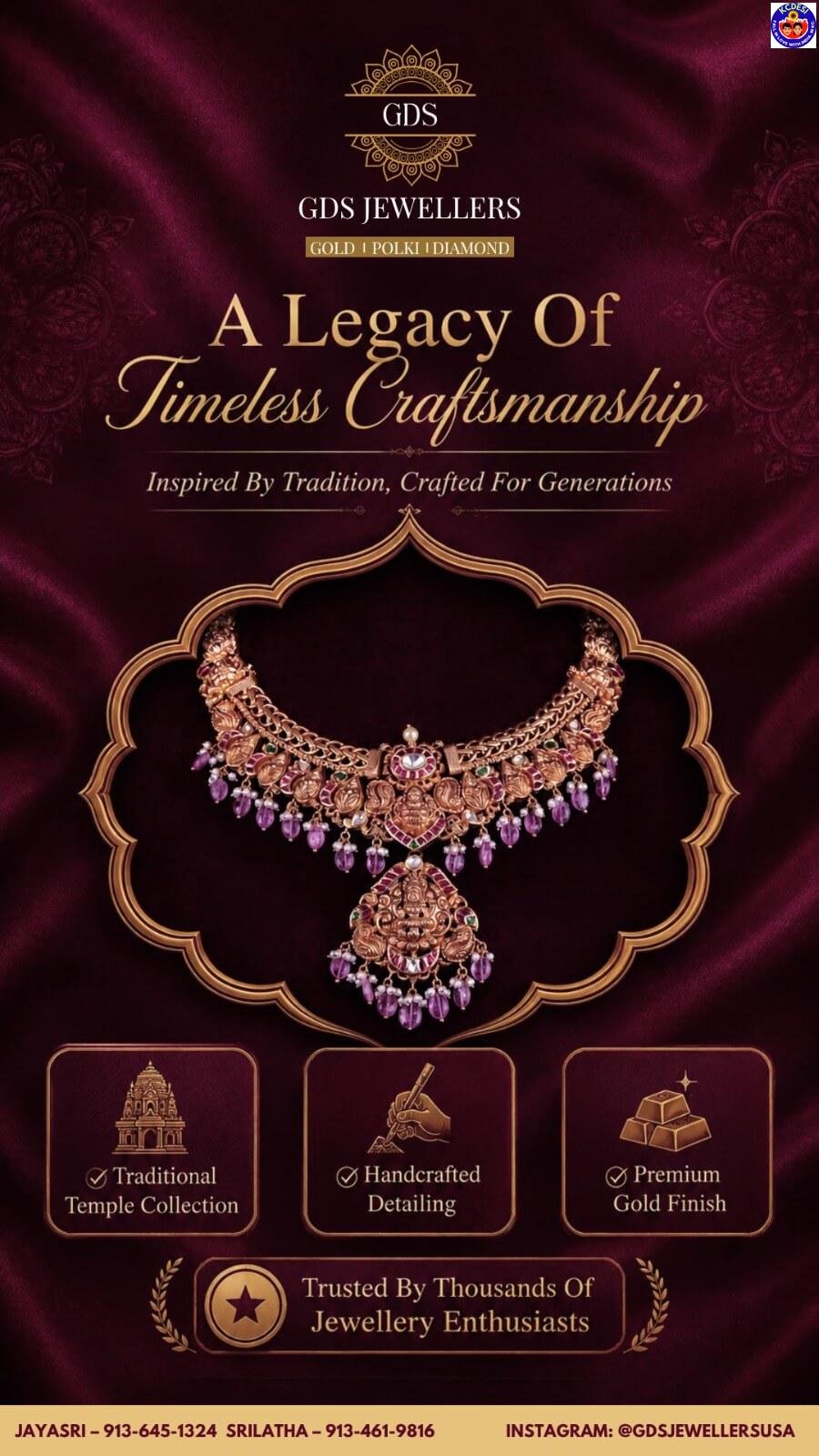 GDS Jewellers — Kansas City’s Trusted Destination for Gold, Polki & Diamond Jewellery