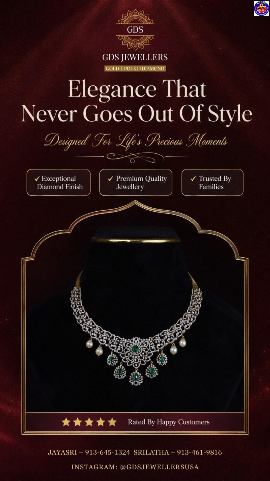 GDS Jewellers — Kansas City’s Trusted Destination for Gold, Polki & Diamond Jewellery