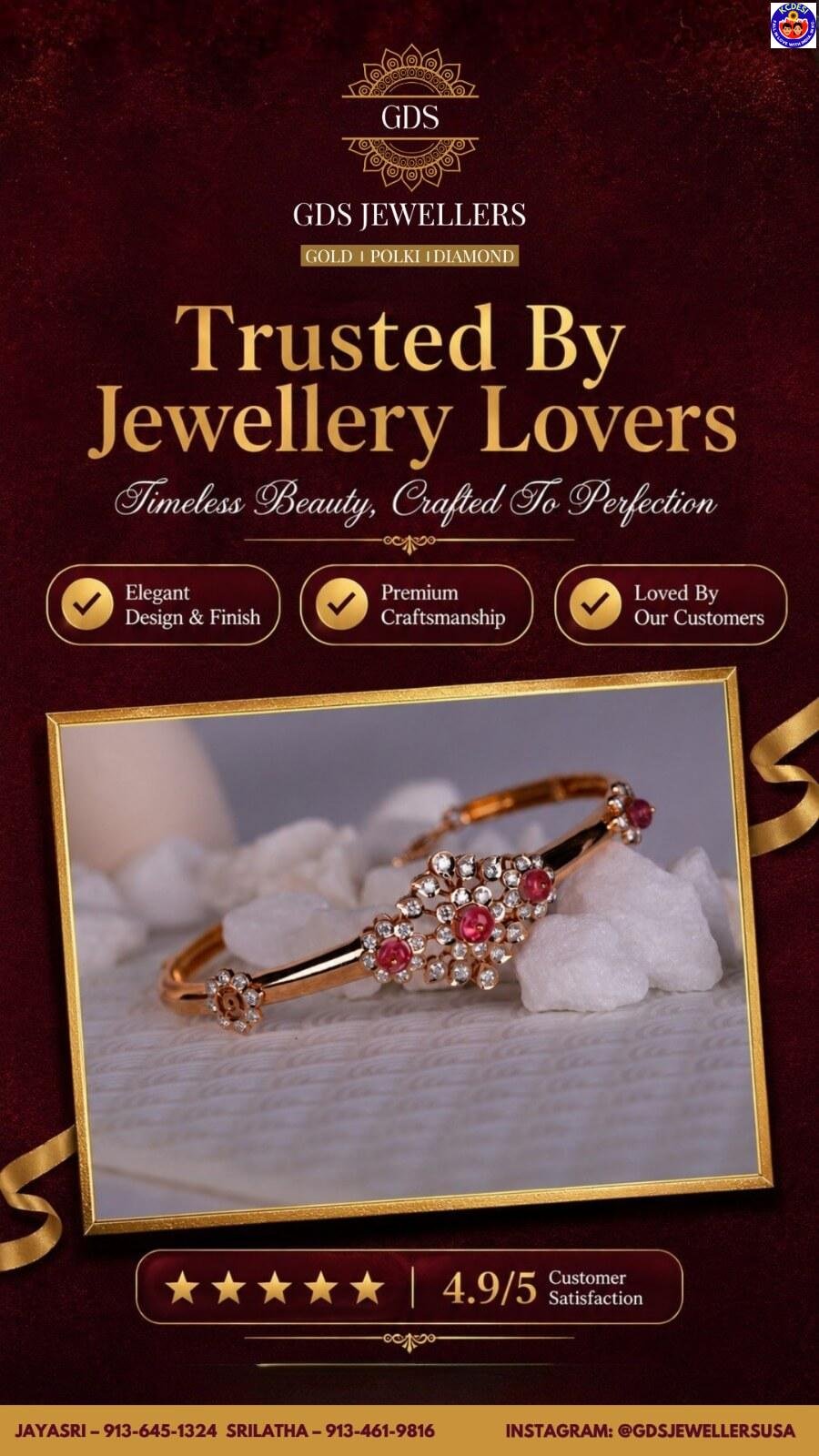 GDS Jewellers — Kansas City’s Trusted Destination for Gold, Polki & Diamond Jewellery