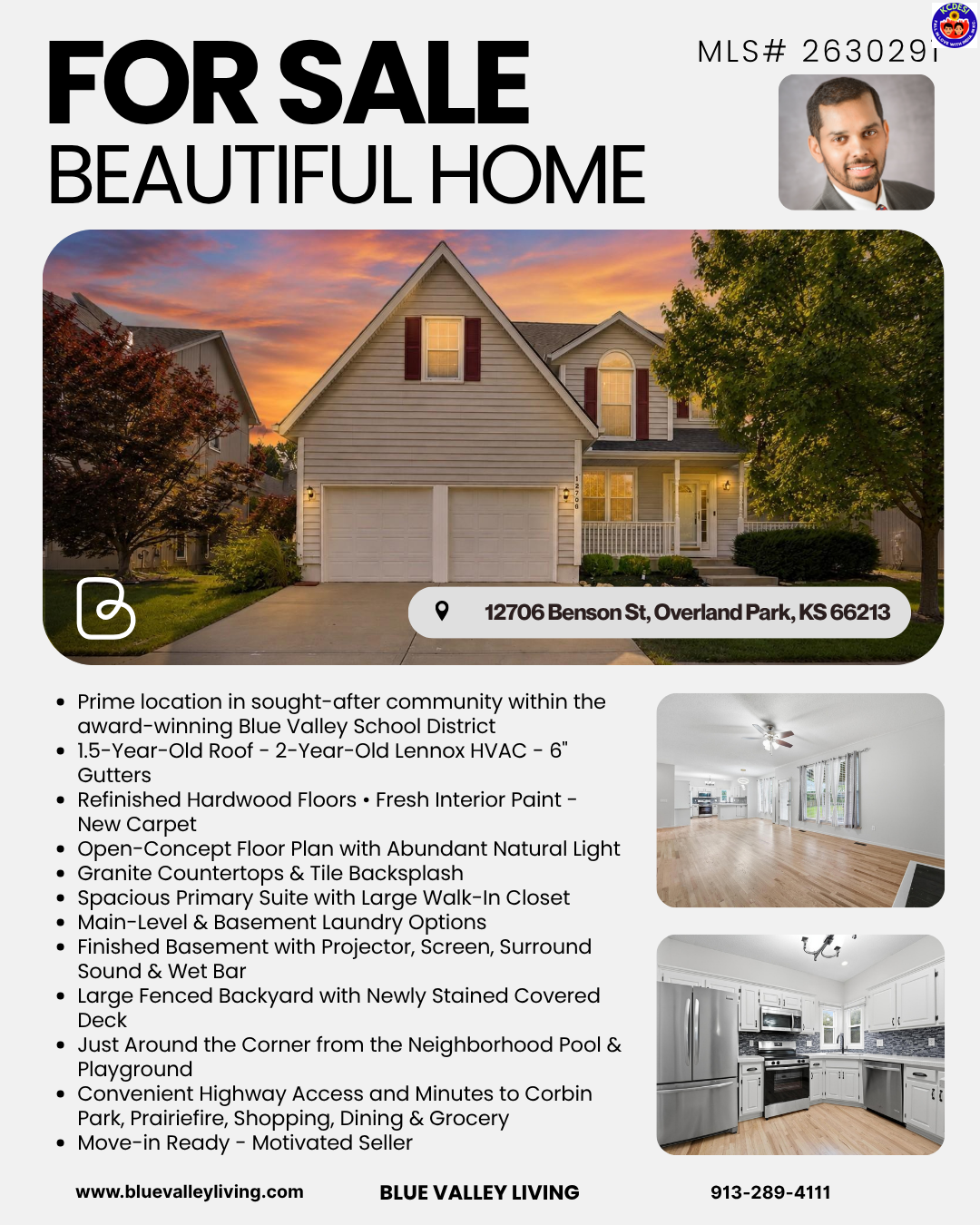 Looking for a home? Come check out this beautiful listing in Overland Park. MLS 2630268