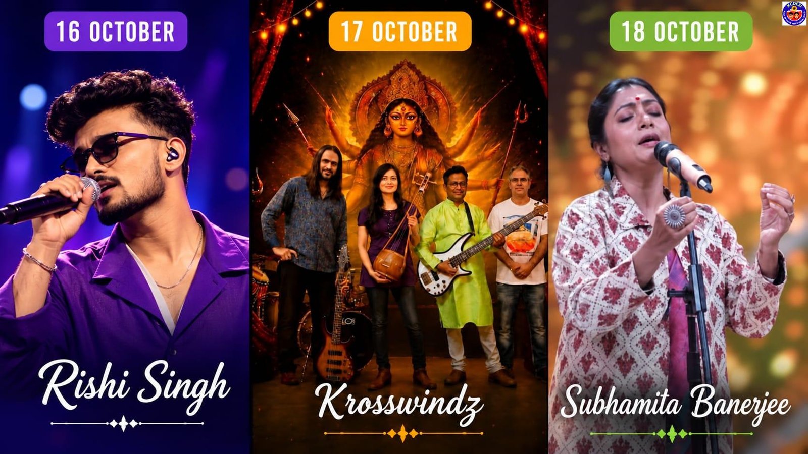 Sangam Durgotsab 2026: Three Days of Pujo, Music, and Community at Camelot Ballroom — 10/16-18