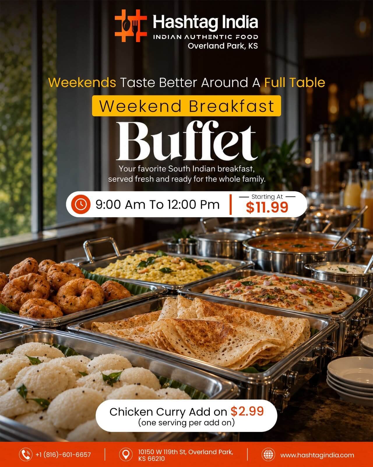 Hashtag Weekends weekly specials