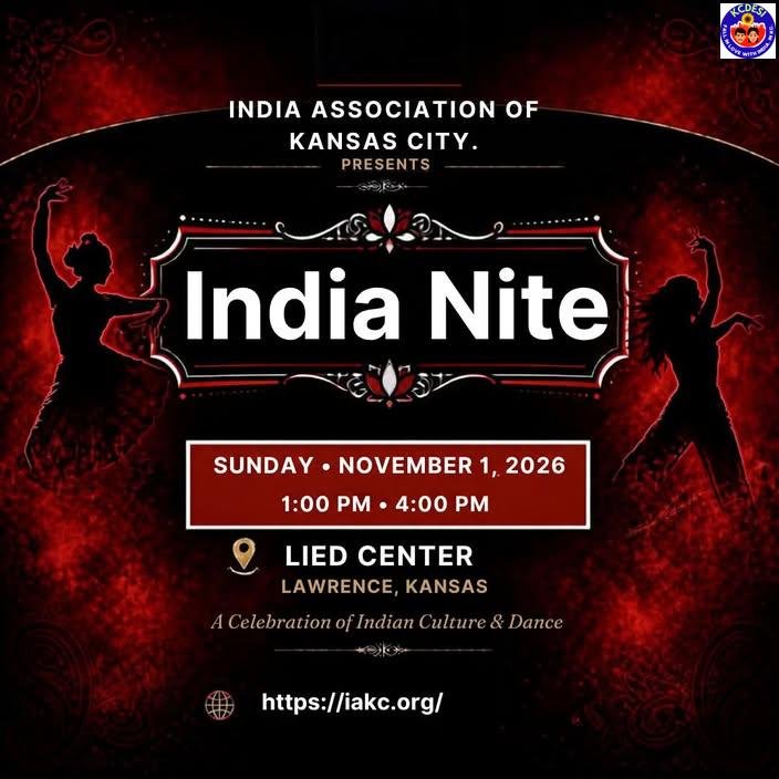 IAKC India Nite 2026: A Celebration of Indian Culture at the Lied Center — 11/01