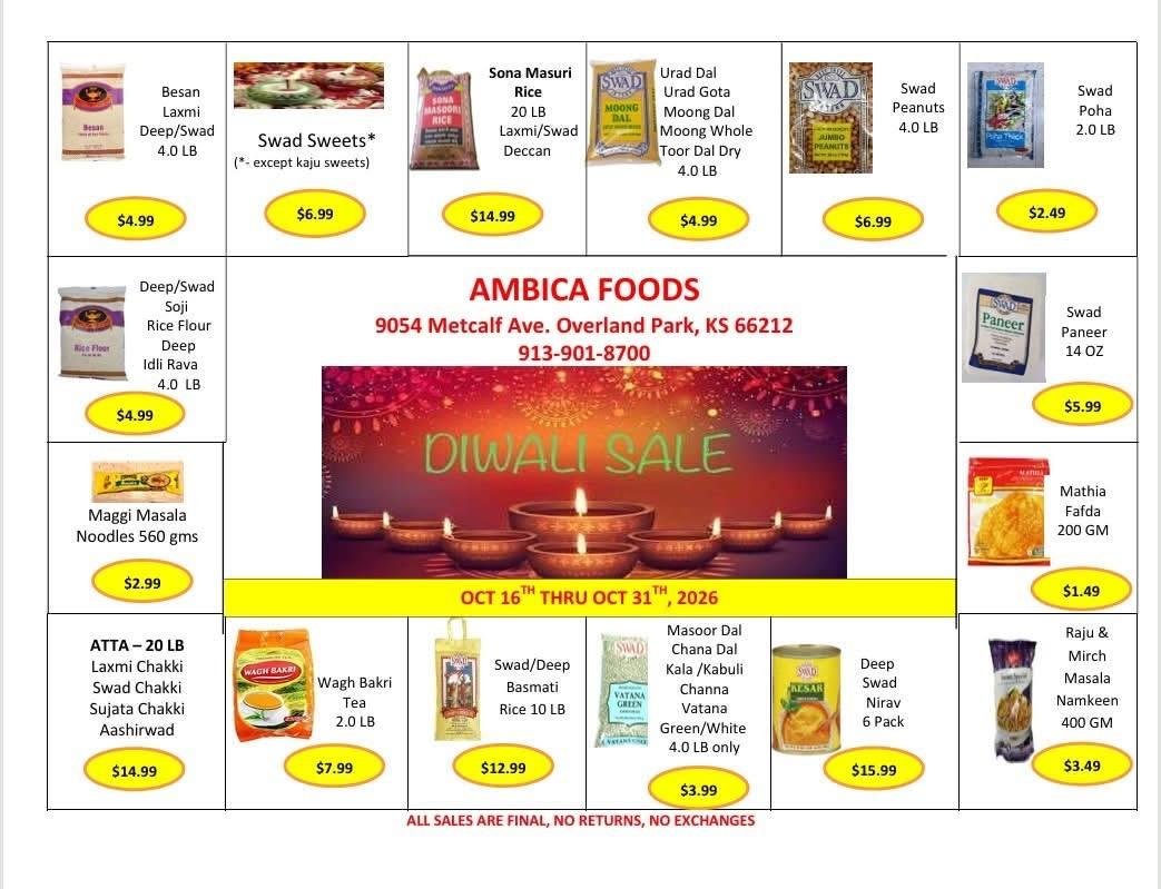 Ambica Foods Diwali Sale