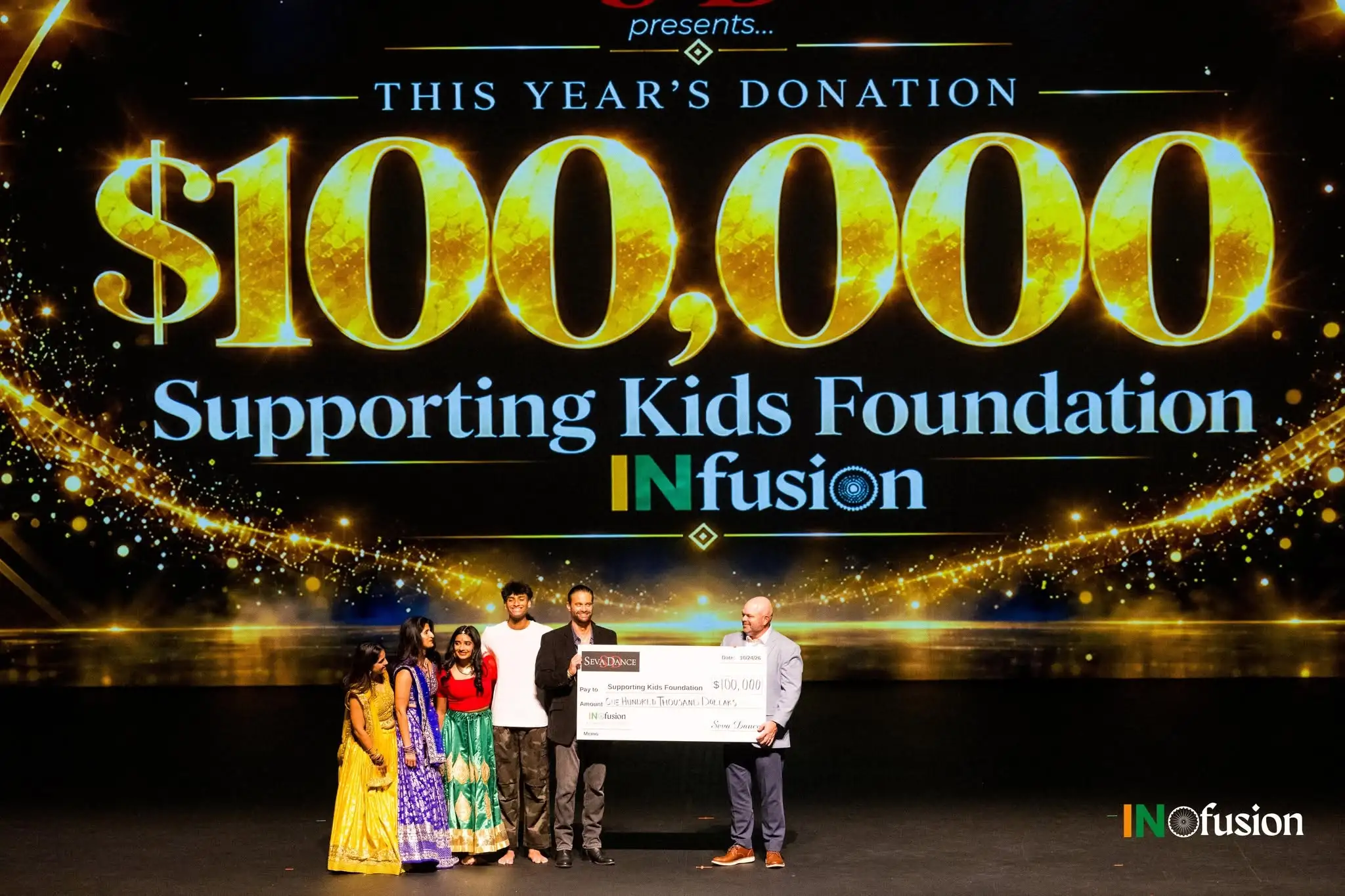 Press Release: Seva Dance Raises Record $100,000 for Supporting Kids Foundation at INfusion 2026